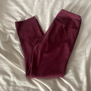 Kids Burgundy leggings